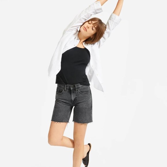 Everlane Pants - Everlane The Denim Short Size 28